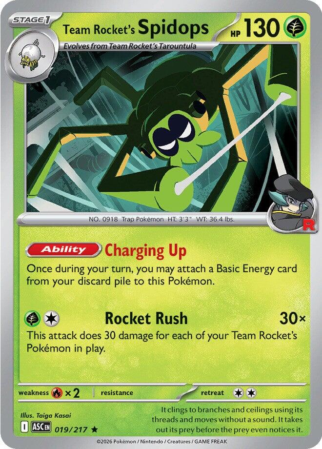 Team Rocket's Spidops (019/217) [Mega Evolution: Ascended Heroes] | Cracking-Singles