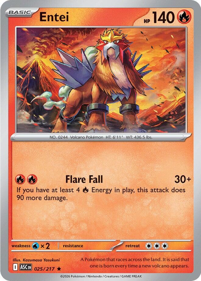 Entei (025/217) [Mega Evolution: Ascended Heroes] | Cracking-Singles