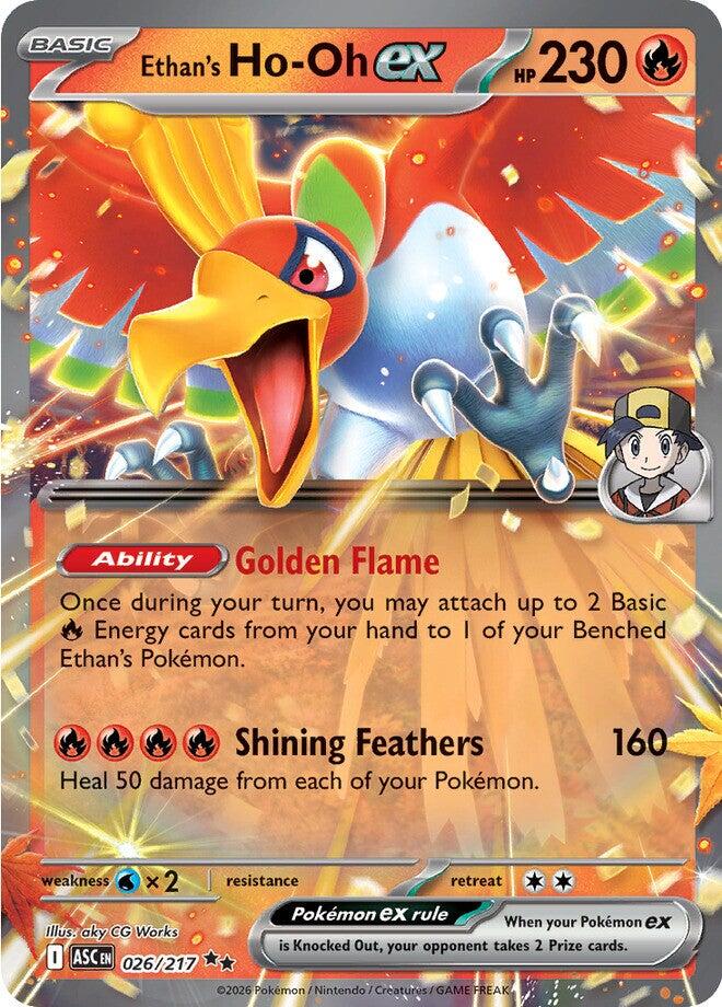 Ethan's Ho-Oh ex (026/217) [Mega Evolution: Ascended Heroes] | Cracking-Singles