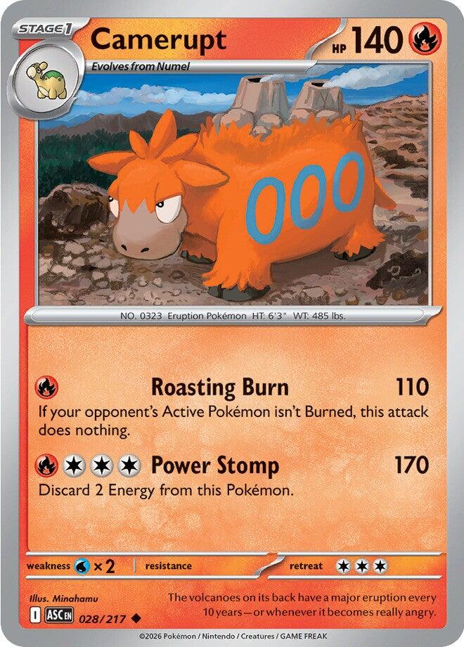 Camerupt (028/217) [Mega Evolution: Ascended Heroes] | Cracking-Singles