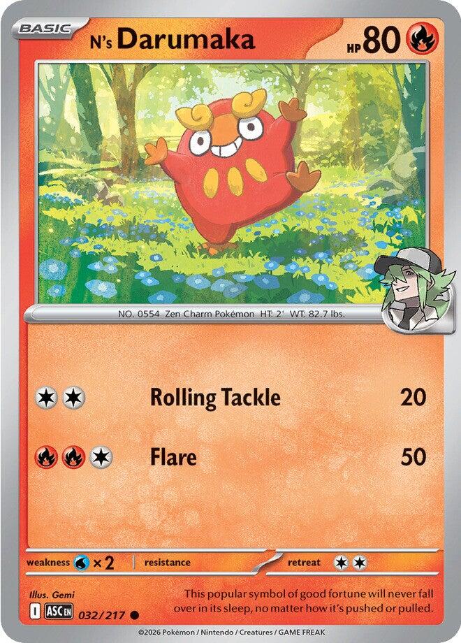 N's Darumaka (032/217) [Mega Evolution: Ascended Heroes] | Cracking-Singles
