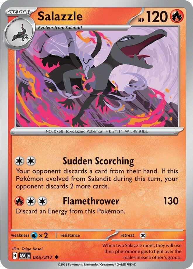 Salazzle (035/217) [Mega Evolution: Ascended Heroes] | Cracking-Singles