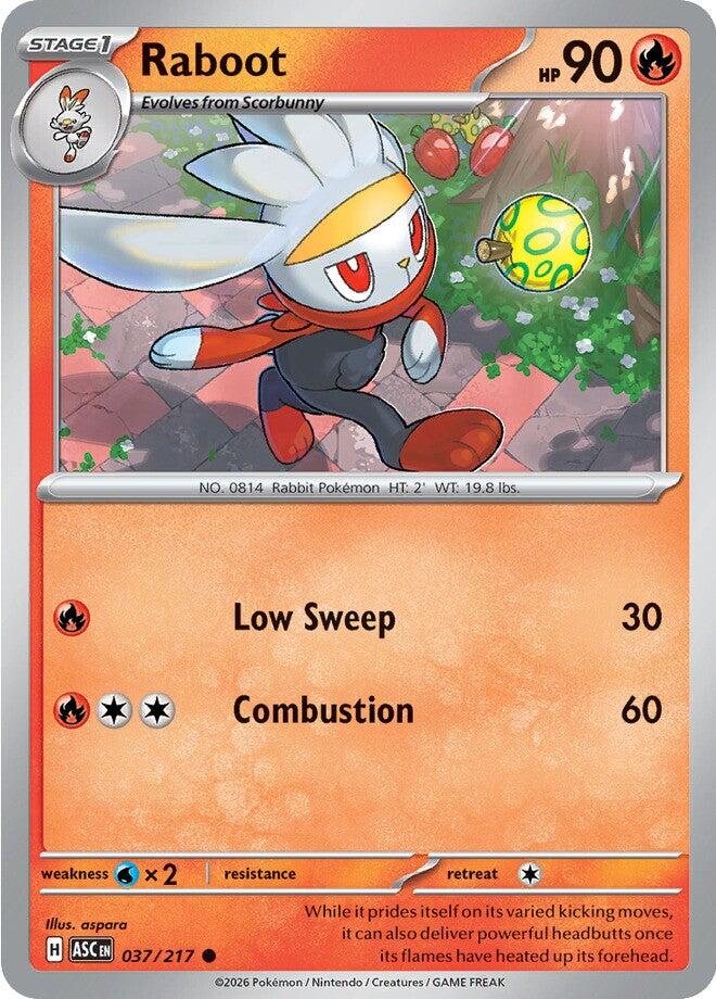 Raboot (037/217) [Mega Evolution: Ascended Heroes] | Cracking-Singles