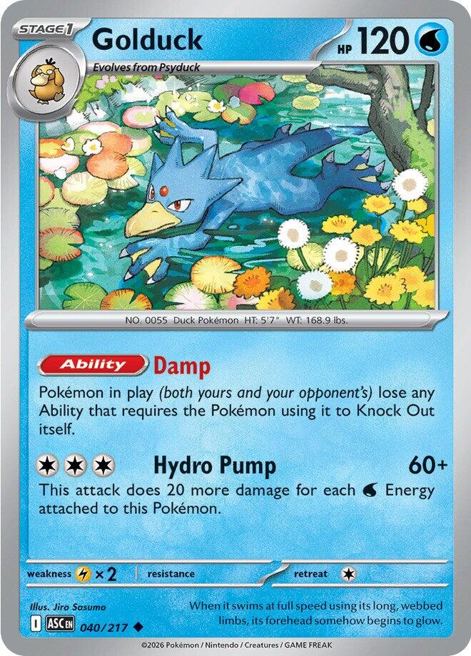 Golduck (040/217) [Mega Evolution: Ascended Heroes] | Cracking-Singles