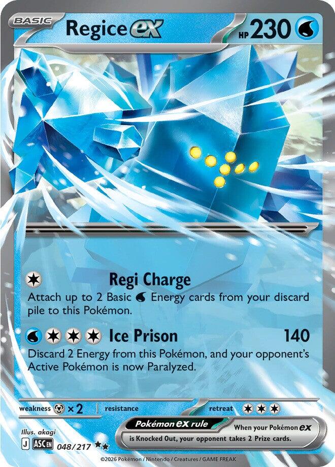 Regice ex (048/217) [Mega Evolution: Ascended Heroes] | Cracking-Singles
