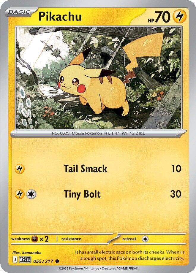 Pikachu (055/217) [Mega Evolution: Ascended Heroes] | Cracking-Singles