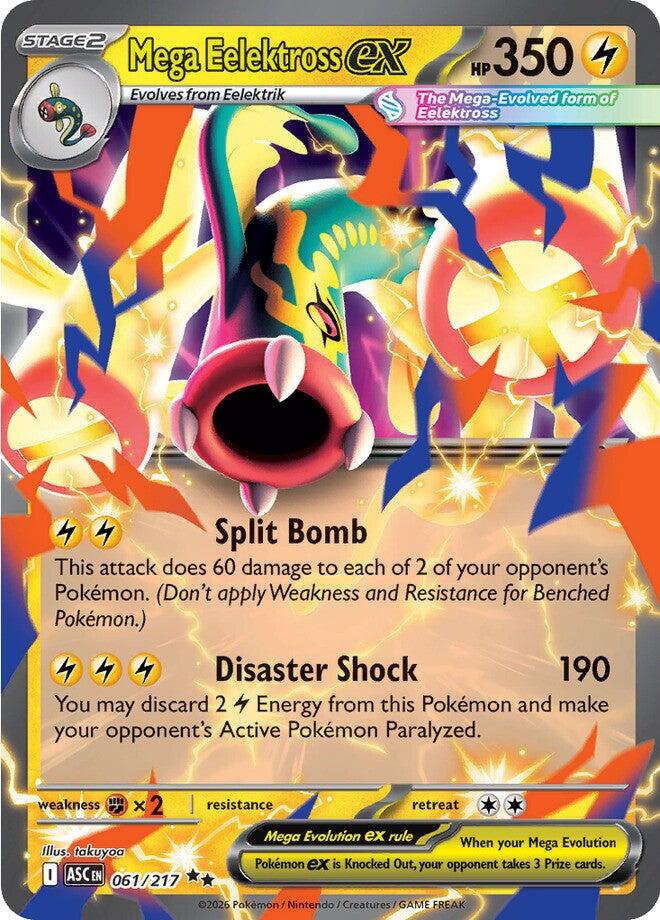 Mega Eelektross ex (061/217) [Mega Evolution: Ascended Heroes] | Cracking-Singles