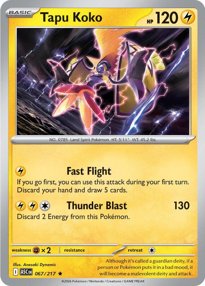 Tapu Koko (067/217) [Mega Evolution: Ascended Heroes] | Cracking-Singles