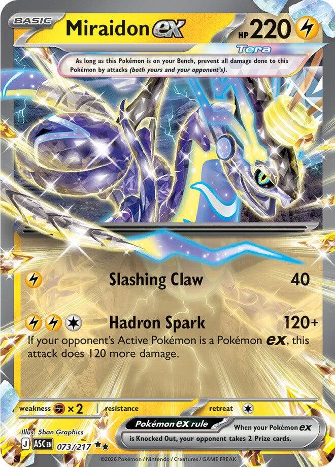 Miraidon ex (073/217) [Mega Evolution: Ascended Heroes] | Cracking-Singles