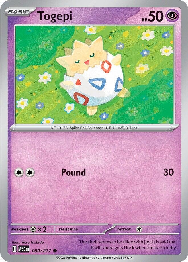 Togepi (080/217) [Mega Evolution: Ascended Heroes] | Cracking-Singles