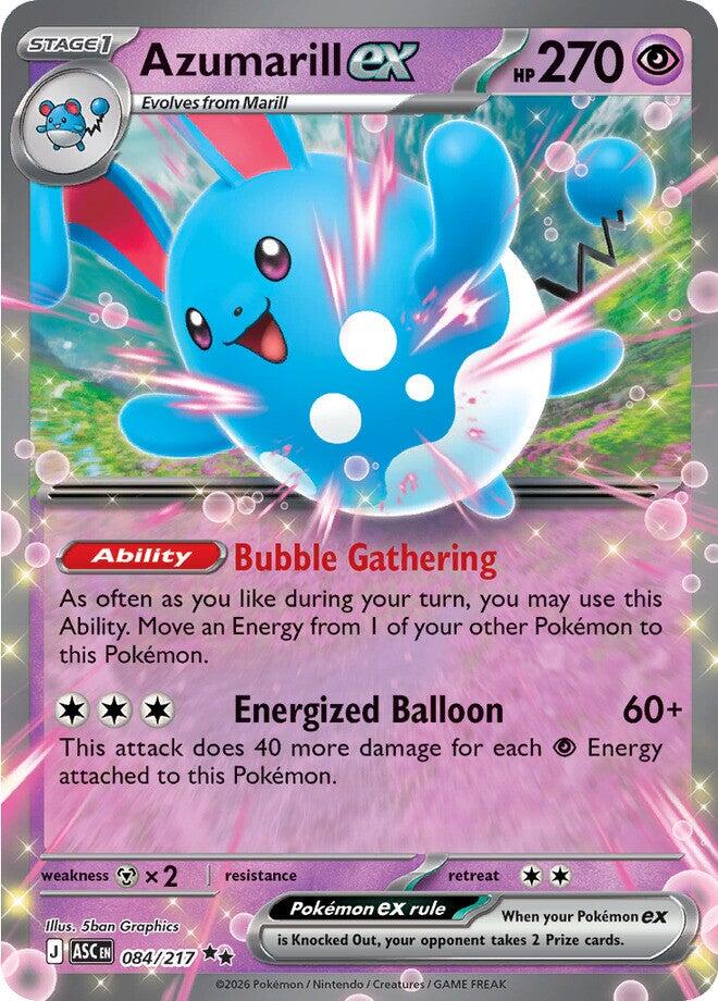 Azumarill ex (084/217) [Mega Evolution: Ascended Heroes] | Cracking-Singles