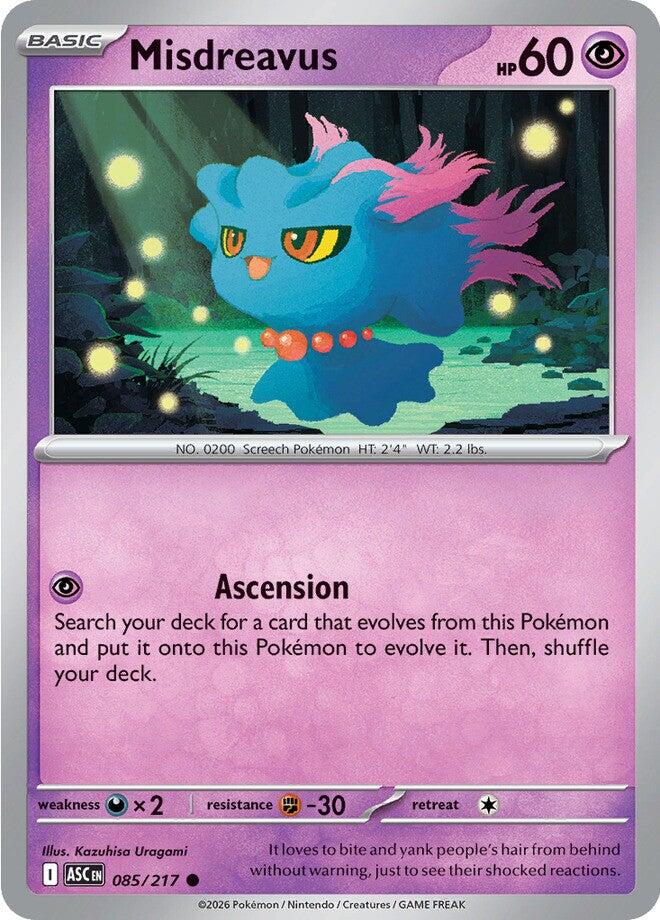 Misdreavus (085/217) [Mega Evolution: Ascended Heroes] | Cracking-Singles