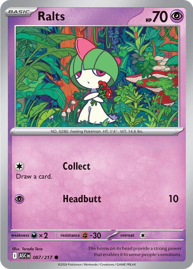 Ralts (087/217) [Mega Evolution: Ascended Heroes] | Cracking-Singles