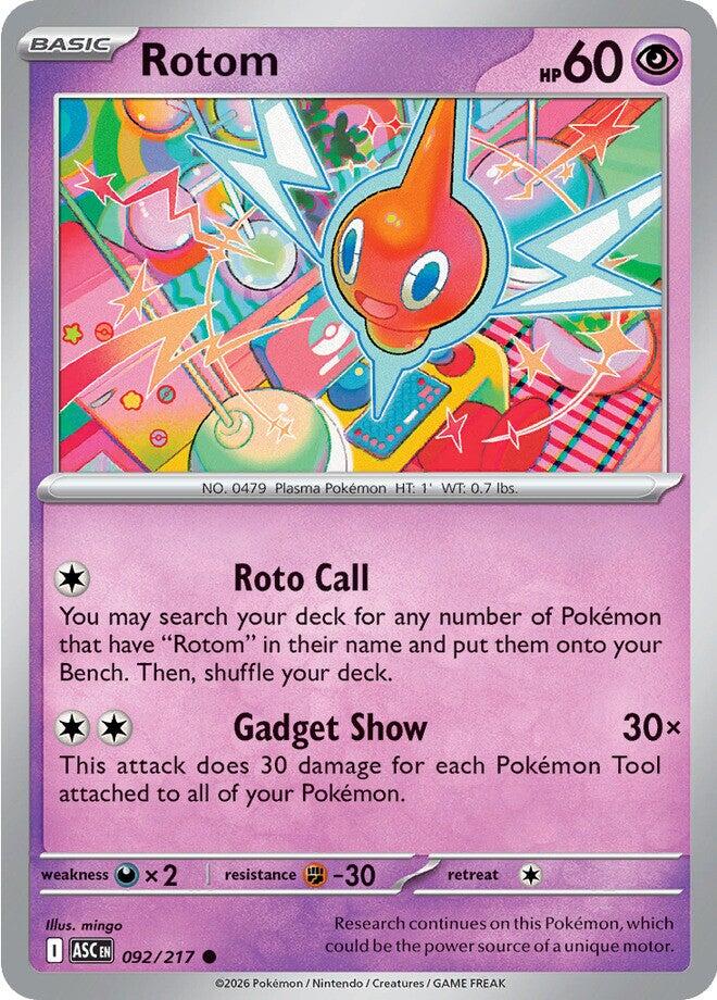 Rotom (092/217) [Mega Evolution: Ascended Heroes] | Cracking-Singles