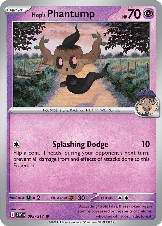 Hop's Phantump (095/217) [Mega Evolution: Ascended Heroes] | Cracking-Singles
