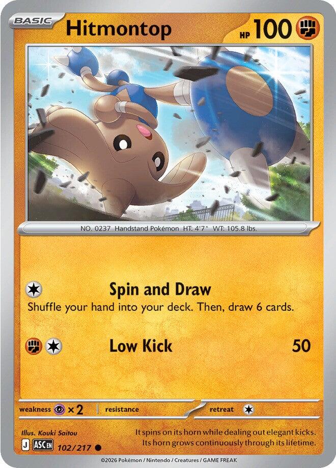 Hitmontop (102/217) [Mega Evolution: Ascended Heroes] | Cracking-Singles