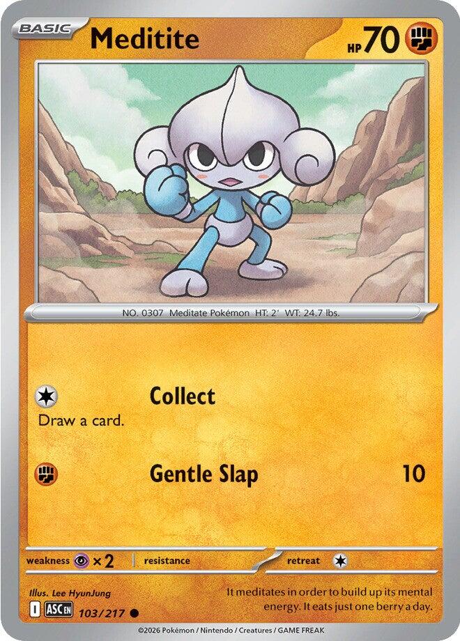 Meditite (103/217) [Mega Evolution: Ascended Heroes] | Cracking-Singles