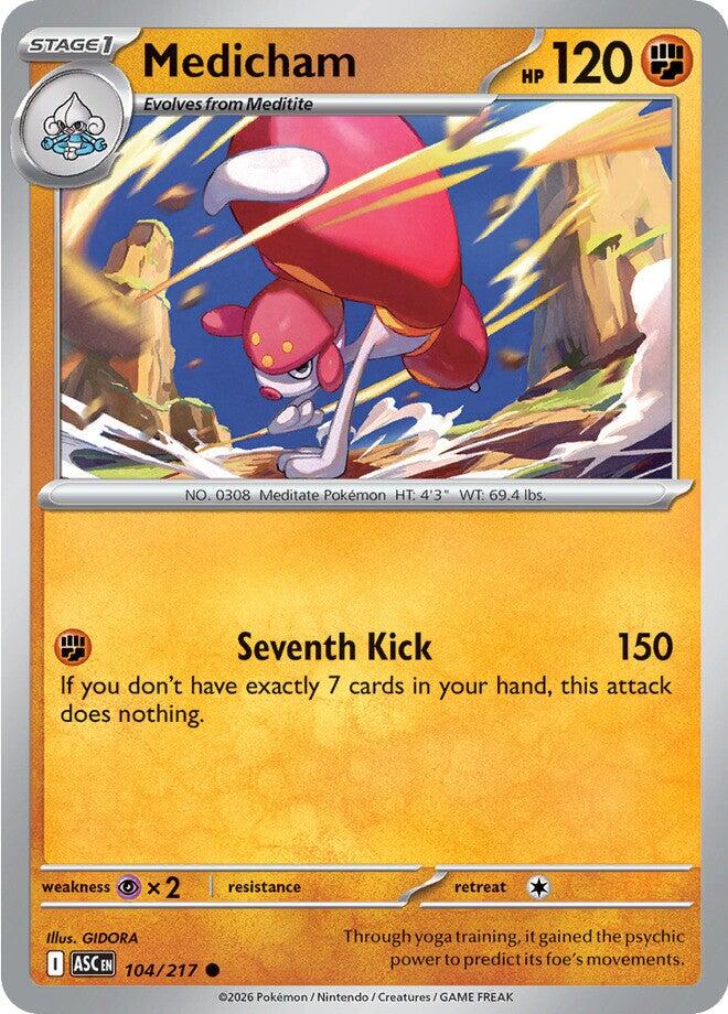 Medicham (104/217) [Mega Evolution: Ascended Heroes] | Cracking-Singles