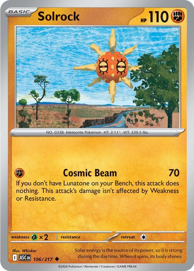 Solrock (106/217) [Mega Evolution: Ascended Heroes] | Cracking-Singles