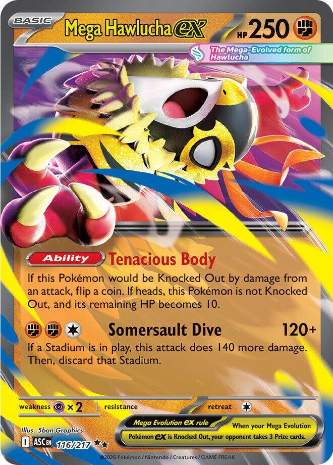 Mega Hawlucha ex (116/217) [Mega Evolution: Ascended Heroes] | Cracking-Singles