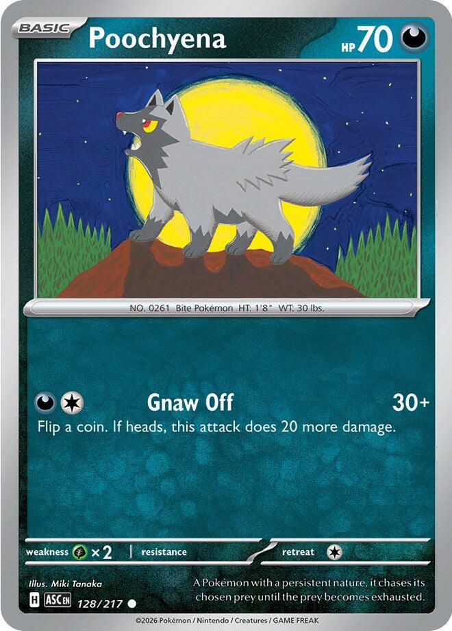 Poochyena (128/217) [Mega Evolution: Ascended Heroes] | Cracking-Singles