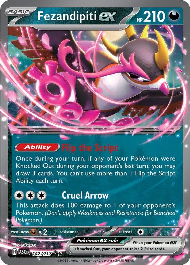 Fezandipiti ex (142/217) [Mega Evolution: Ascended Heroes] | Cracking-Singles