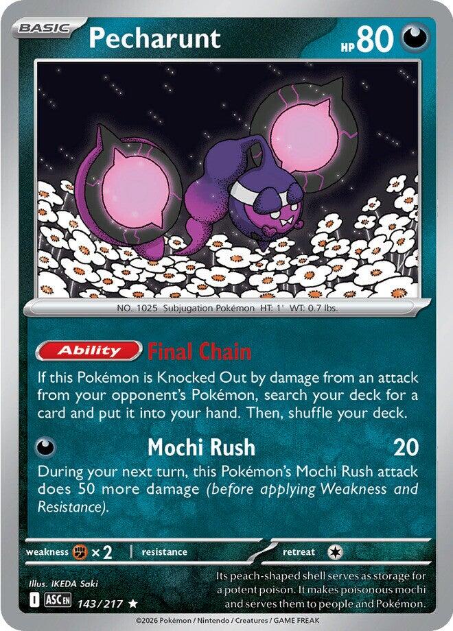 Pecharunt (143/217) [Mega Evolution: Ascended Heroes] | Cracking-Singles