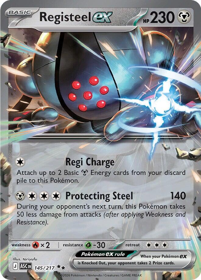 Registeel ex (145/217) [Mega Evolution: Ascended Heroes] | Cracking-Singles