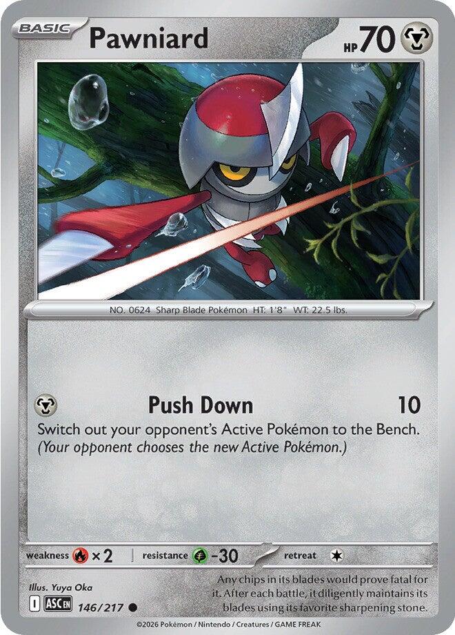 Pawniard (146/217) [Mega Evolution: Ascended Heroes] | Cracking-Singles