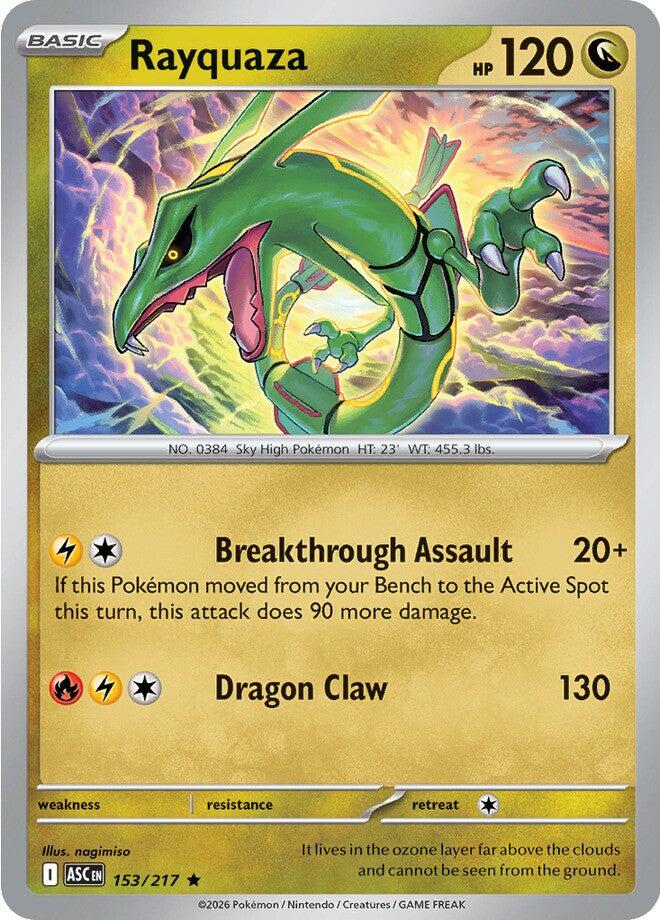 Rayquaza (153/217) [Mega Evolution: Ascended Heroes] | Cracking-Singles