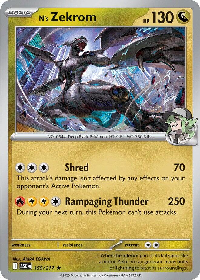 N's Zekrom (155/217) [Mega Evolution: Ascended Heroes] | Cracking-Singles