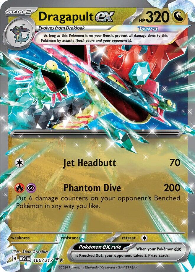 Dragapult ex (160/217) [Mega Evolution: Ascended Heroes] | Cracking-Singles
