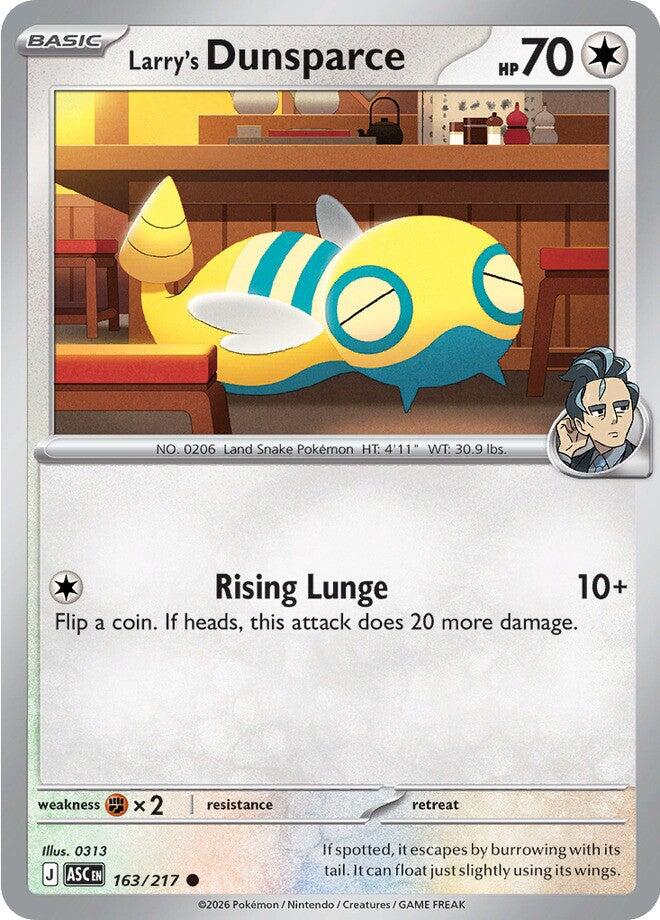 Larry's Dunsparce (163/217) [Mega Evolution: Ascended Heroes] | Cracking-Singles