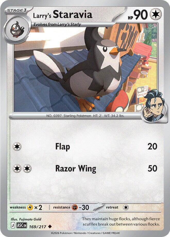Larry's Staravia (169/217) [Mega Evolution: Ascended Heroes] | Cracking-Singles