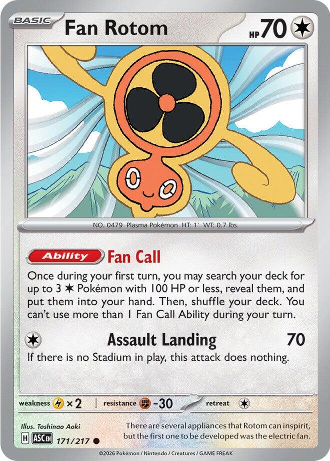 Fan Rotom (171/217) [Mega Evolution: Ascended Heroes] | Cracking-Singles