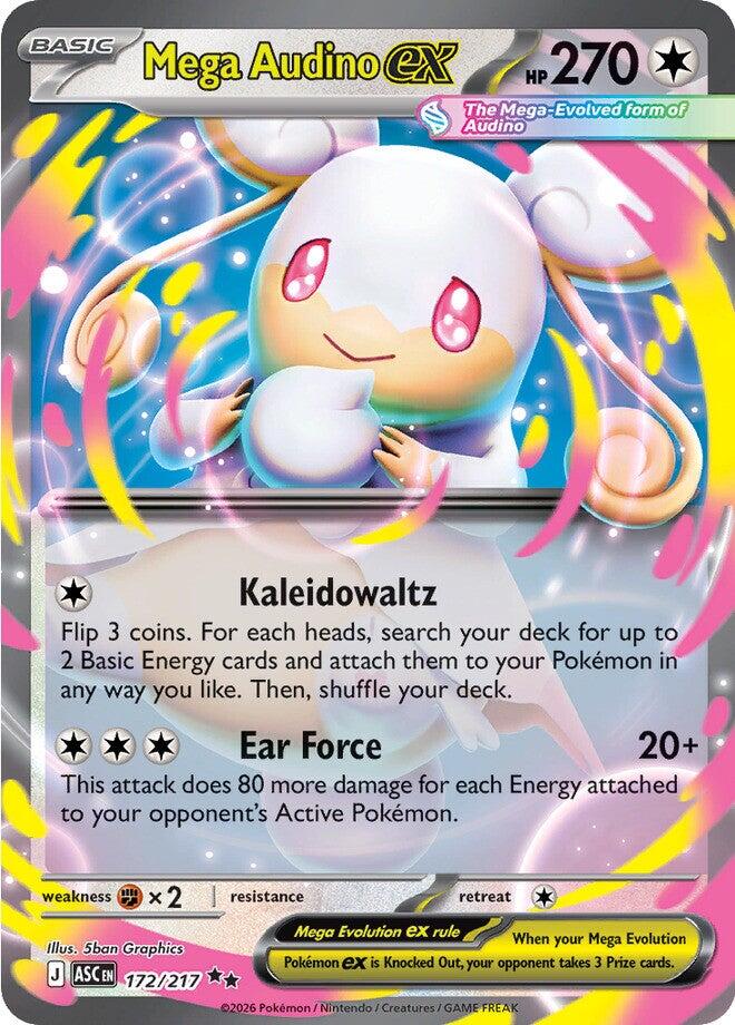 Mega Audino ex (172/217) [Mega Evolution: Ascended Heroes] | Cracking-Singles