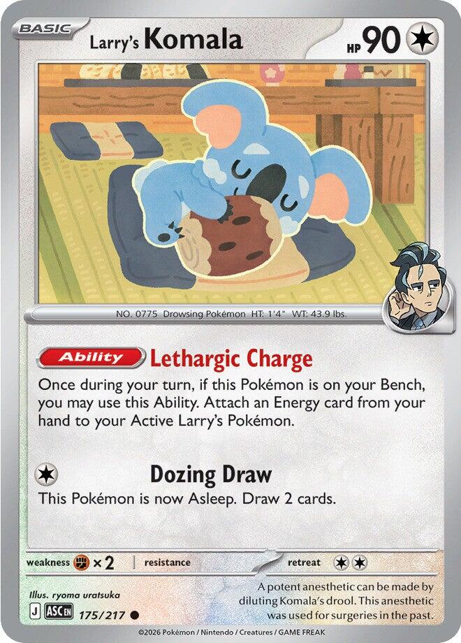 Larry's Komala (175/217) [Mega Evolution: Ascended Heroes] | Cracking-Singles