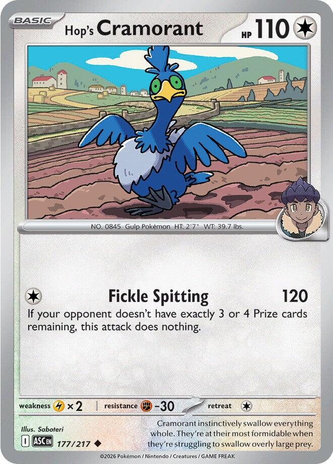 Hop's Cramorant (177/217) [Mega Evolution: Ascended Heroes] | Cracking-Singles