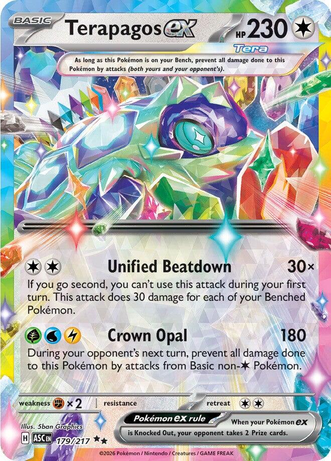 Terapagos ex (179/217) [Mega Evolution: Ascended Heroes] | Cracking-Singles