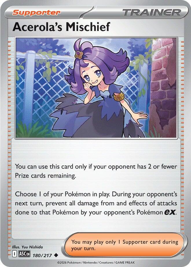 Acerola's Mischief (180/217) [Mega Evolution: Ascended Heroes] | Cracking-Singles