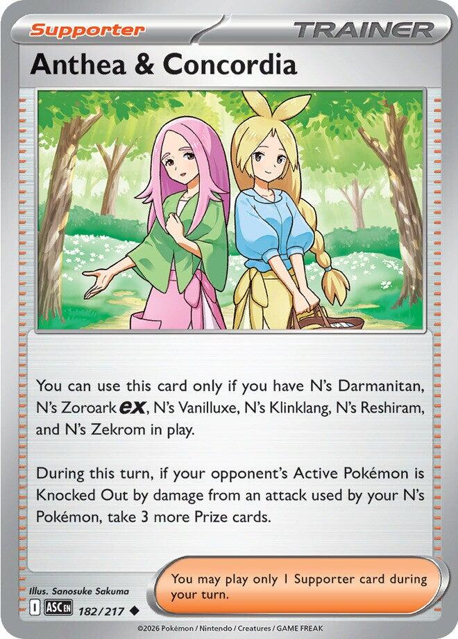 Anthea & Concordia (182/217) [Mega Evolution: Ascended Heroes] | Cracking-Singles
