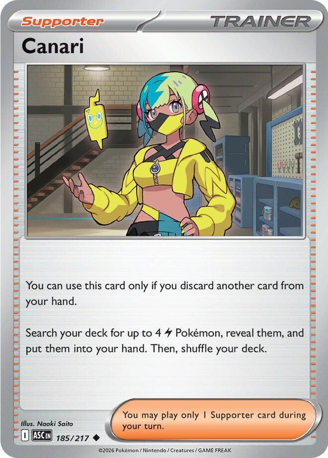 Canari (185/217) [Mega Evolution: Ascended Heroes] | Cracking-Singles