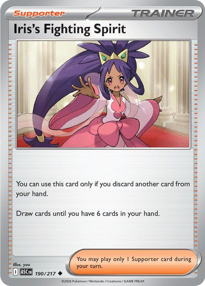 Iris's Fighting Spirit (190/217) [Mega Evolution: Ascended Heroes] | Cracking-Singles