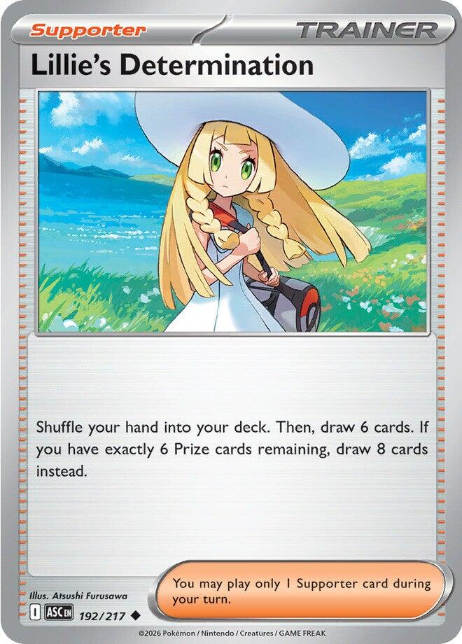 Lillie's Determination (192/217) [Mega Evolution: Ascended Heroes] | Cracking-Singles