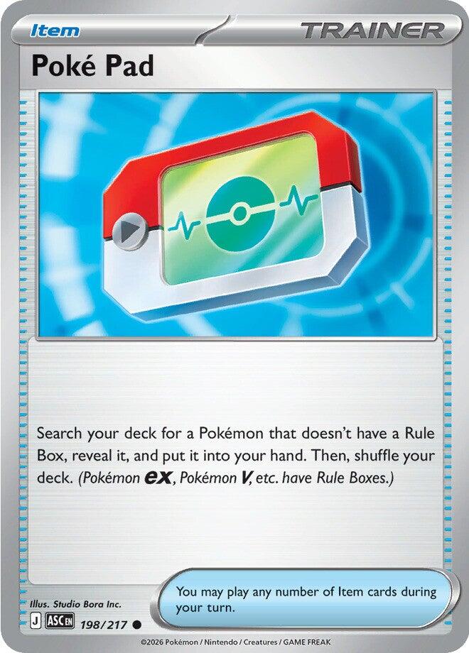 Poke Pad (198/217) [Mega Evolution: Ascended Heroes] | Cracking-Singles
