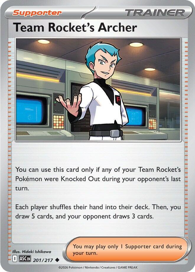 Team Rocket's Archer (201/217) [Mega Evolution: Ascended Heroes] | Cracking-Singles