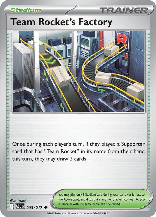 Team Rocket's Factory (203/217) [Mega Evolution: Ascended Heroes] | Cracking-Singles
