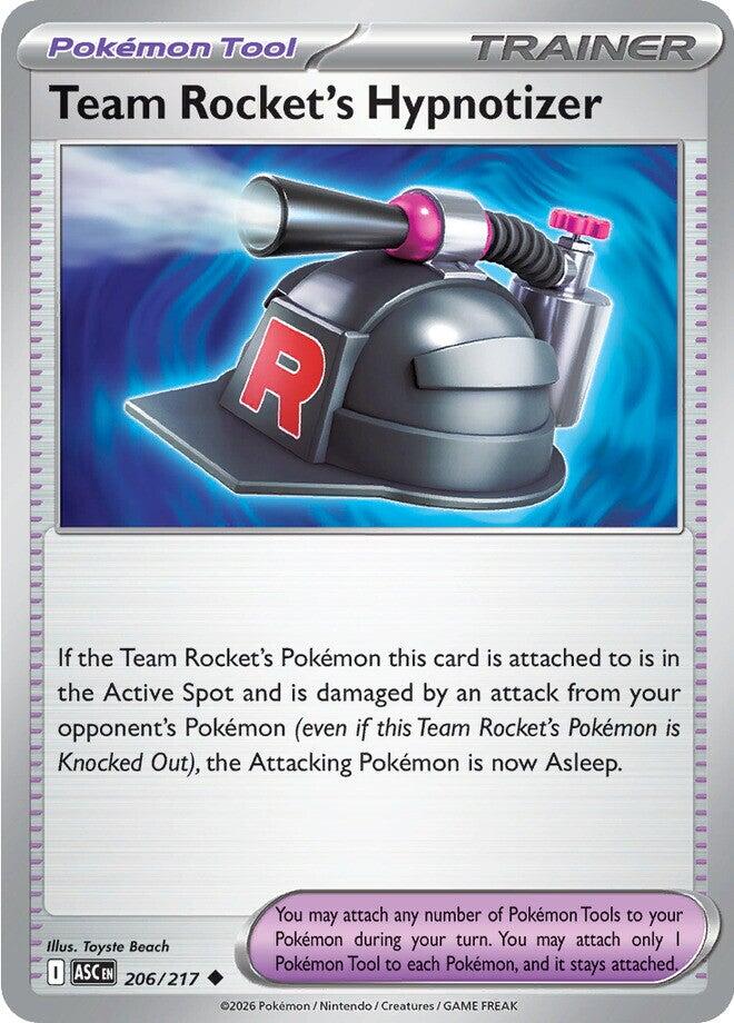 Team Rocket's Hypnotizer (206/217) [Mega Evolution: Ascended Heroes] | Cracking-Singles