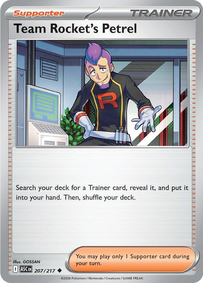 Team Rocket's Petrel (207/217) [Mega Evolution: Ascended Heroes] | Cracking-Singles