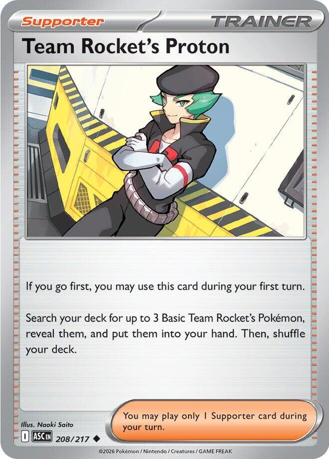 Team Rocket's Proton (208/217) [Mega Evolution: Ascended Heroes] | Cracking-Singles